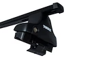 Dachträger Thule mit SquareBar Daewoo Kalos 5-T Hatchback Normales Dach 03-11