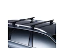 Dachträger Thule mit SquareBar Fiat Panda 5-T Hatchback Dachreling 03-11