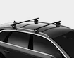 Dachträger Thule mit SquareBar Lexus UX-Series 5-T SUV Bündige Schienen 19+