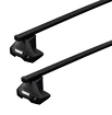 Dachträger Thule mit SquareBar Nissan March (K13) 5-T Hatchback Normales Dach 10-16