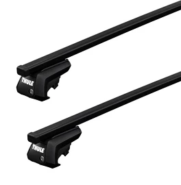 Dachträger Thule mit SquareBar Nissan Pathfinder (WD21) 5-T SUV Dachreling 88-96