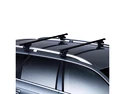 Dachträger Thule mit SquareBar Nissan Terrano II (R20) 5-T SUV Dachreling 93-06