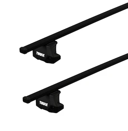 Dachträger Thule mit SquareBar Renault Clio (Mk III) 5-T Hatchback Befestigungspunkte 05-14
