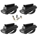 Dachträger Thule mit SquareBar Ssangyong Musso 4-T Pickup Dachreling 18-24