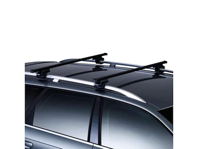 Dachträger Thule mit SquareBar Subaru Legacy II 5-T Estate Dachreling 00-02