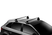 Dachträger Thule mit SquareBar Tesla Model S (From July 2015) 5-T Hatchback Befestigungspunkte 15-17