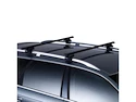 Dachträger Thule mit SquareBar Vauxhall Zafira 5-T MPV Dachreling 00-02