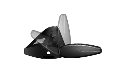 Dachträger Thule mit WingBar Black Audi A6 Avant (C8) 5-T Estate Bündige Schienen 19-24