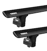 Dachträger Thule mit WingBar Black BMW 3-Series (E46) 4-T Sedan Befestigungspunkte 02-05
