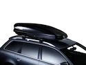 Dachträger Thule mit WingBar Black Chevrolet Captiva 5-T SUV Dachreling 06+