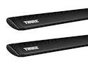 Dachträger Thule mit WingBar Black Dodge Ram 3500 4-T Double-cab Normales Dach 02-09