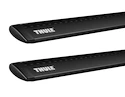 Dachträger Thule mit WingBar Black Nissan March K13 5-T Hatchback Normales Dach 10-16