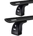 Dachträger Thule mit WingBar Black Opel Corsa C 3-T Hatchback Befestigungspunkte 04-06