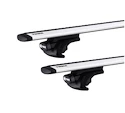 Dachträger Thule mit WingBar Black Opel Monterey 3-T SUV Dachreling 93-97