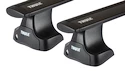 Dachträger Thule mit WingBar Black Suzuki Swift SE-Z 3-T Hatchback Normales Dach 00-04