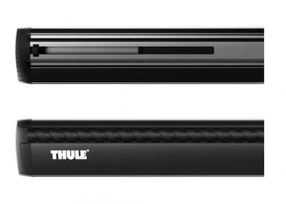 Dachträger Thule mit WingBar Black Volkswagen Saveiro 2-T Pickup Befestigungspunkte 10+