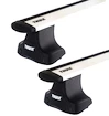 Dachträger Thule mit WingBar Daihatsu Cuore 5-T Hatchback Normales Dach 99-02