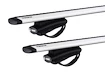 Dachträger Thule mit WingBar Mitsubishi Pajero Sport 5-T SUV Dachreling 06-09