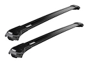 Dachträger Thule WingBar Edge Black Chevrolet Rezzo 5-T Estate Dachreling 00-04