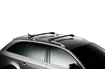 Dachträger Thule WingBar Edge Black Mercedes Benz C-Klasse (W204) with glass roof 2-T Coup* Befestigungspunkte 11-15