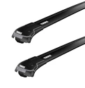 Dachträger Thule WingBar Edge Black Nissan Pathfinder (R51) 5-T SUV Dachreling 05-12