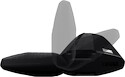 Dachträger Thule mit EVO WingBar Black DACIA Dokker 5-T MPV Dachreling 12+
