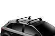 Dachträger Thule mit EVO WingBar Black SEAT Ibiza 5-T Hatchback Normales Dach 17-21