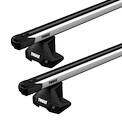 Dachträger Thule mit SlideBar DODGE Ram 3500 4-T Double-cab Normales Dach 09-21