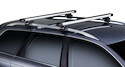 Dachträger Thule mit SlideBar SUZUKI Ignis 5-T Hatchback Dachreling 01-05