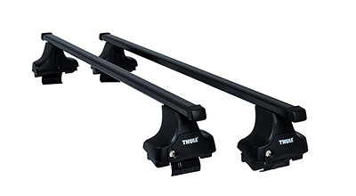 Dachträger Thule mit SquareBar FORD F-250/350 4-T Double-cab Normales Dach 99+