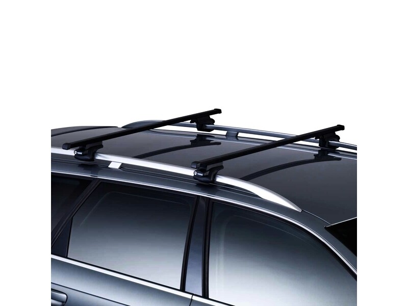 Dachträger Thule mit SquareBar FORD Windstar 5-T MPV Dachreling 95-96