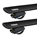 Dachträger Thule mit WingBar Black MITSUBISHI Endeavor 5-T SUV Dachreling 06-11