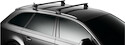 Dachträger Thule mit WingBar Black MITSUBISHI L 200 (KB4T) 2-T Extended-cab Normales Dach 05+