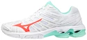 Damen Hallenschuhe Mizuno  Wave Voltage White/Fiery Coral