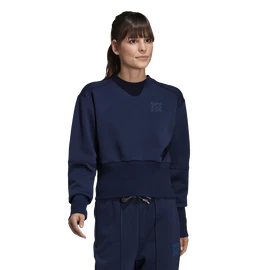 Damen Hoodie adidas KK Sweat Crew Night Indigo