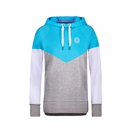 Damen Hoodie BIDI BADU Flavia Lifestyle Hoody Aqua/Grey White