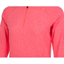 Damen Hoodie Endurance  Core X1 Elite Melańge Midlayer Pitaya Pink