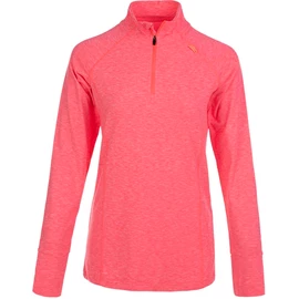 Damen Hoodie Endurance Core X1 Elite Melańge Midlayer Pitaya Pink