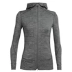Damen Hoodie Icebreaker  Quantum II LS Zip Hood