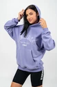 Damen Hoodie Nebbia  Oversize mikina s kapucí GYM RAT Fialová