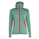Damen Hoodie Salewa  Agner Hybrid PL/DST Feldspar Green Melange