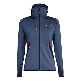 Damen Hoodie Salewa Agner Hybrid PL/DST Navy Blazer Melange