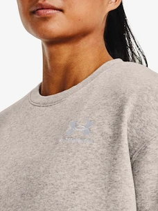 Damen Hoodie Under Armour  Essential Fleece Crew-GRY S