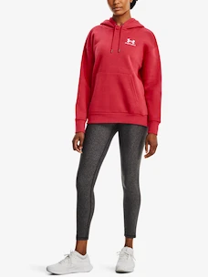 Damen Hoodie Under Armour  Essential Fleece Hoodie-RED S