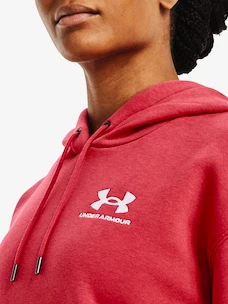 Damen Hoodie Under Armour  Essential Fleece Hoodie-RED S
