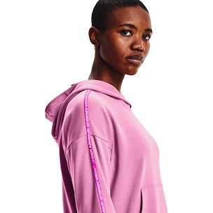 Damen Hoodie Under Armour  Rival Terry Taped Hoodie Planet Pink M