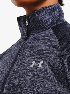 Damen Hoodie Under Armour  Tech 1/2 Zip - Twist-GRY S
