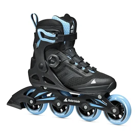 Damen Inline Skates Rollerblade Macroblade 84 BOA W Black/Powder Blue