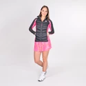 Damen Jacke  BIDI BADU  Dania Tech Down Jacket Dark Grey/Pink
