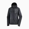 Damen Jacke  Salomon  Bonatti Cross FZ Hoodie Jet Black/White